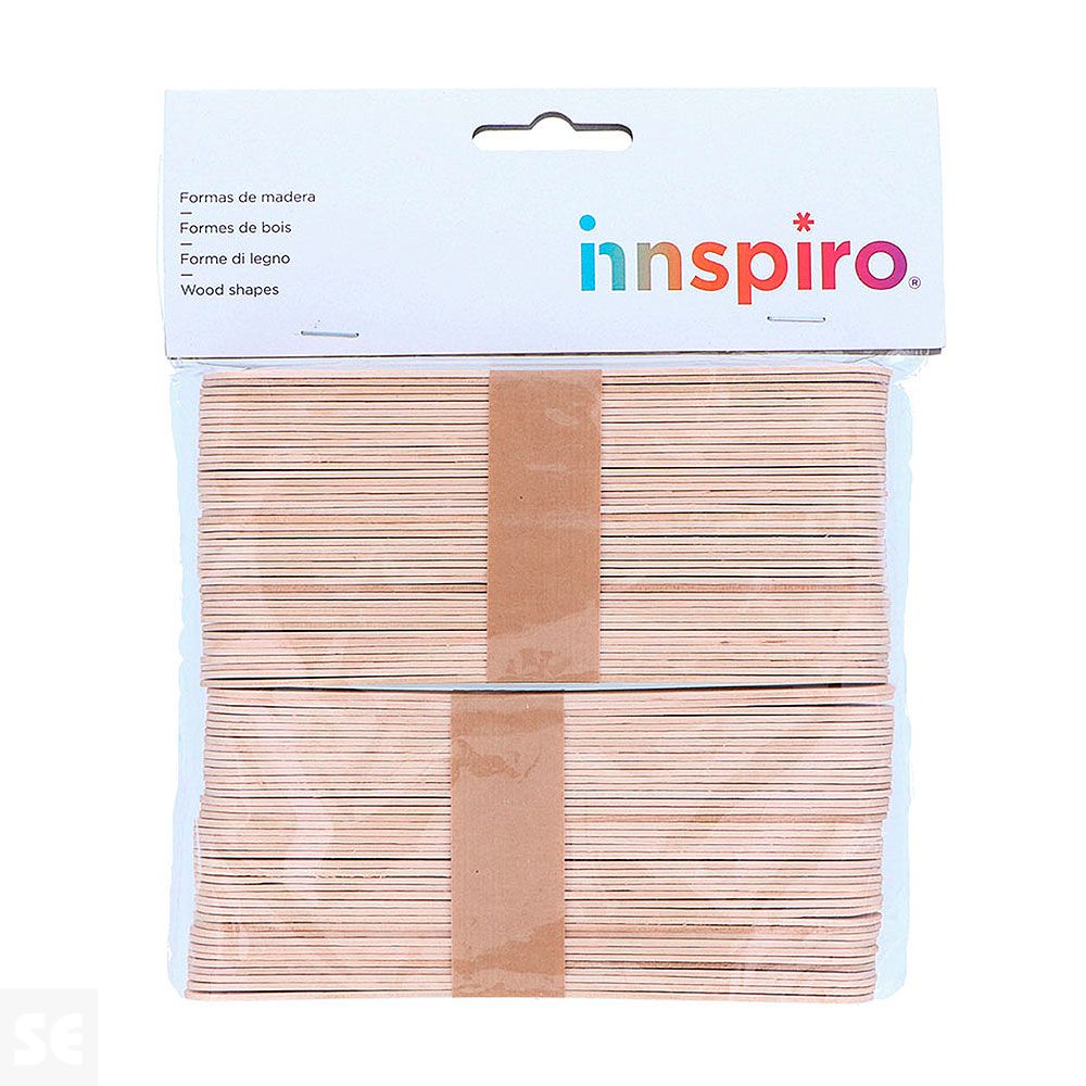 Palos de Polo Jumbo Madera Natural 150x18x1,5mm. 80u. 99541