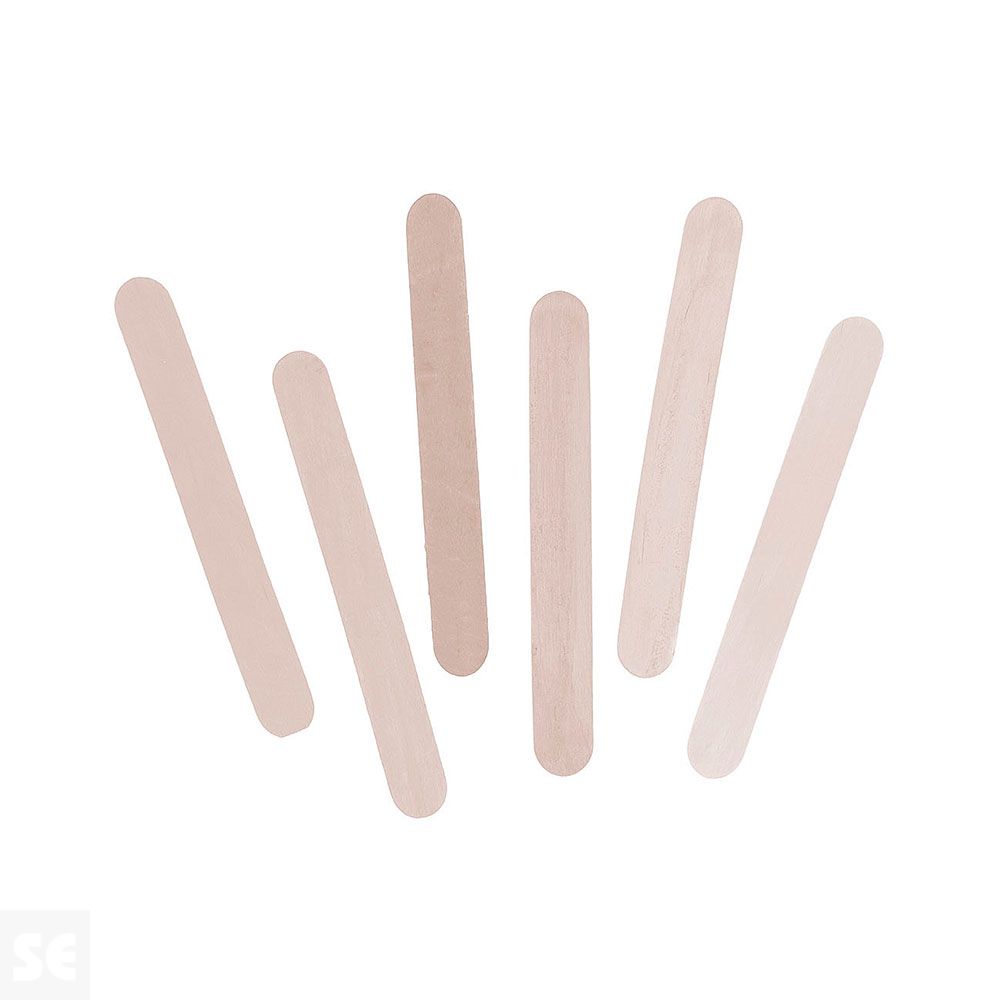 Palos de Polo Jumbo Madera Natural 150x18x1,5mm. 80u. 99541