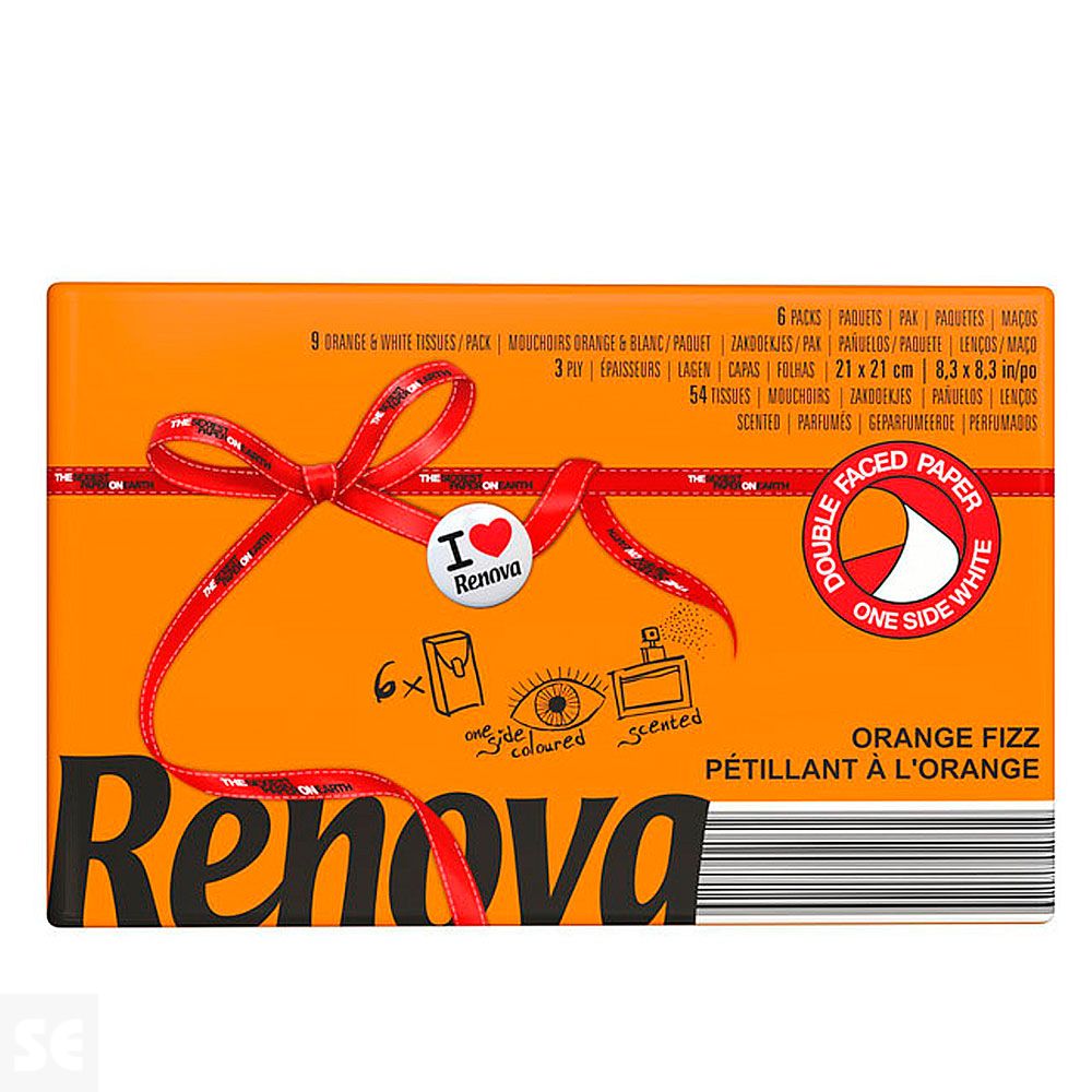 Pañuelos Renova Red Label O.Fizz Naranja