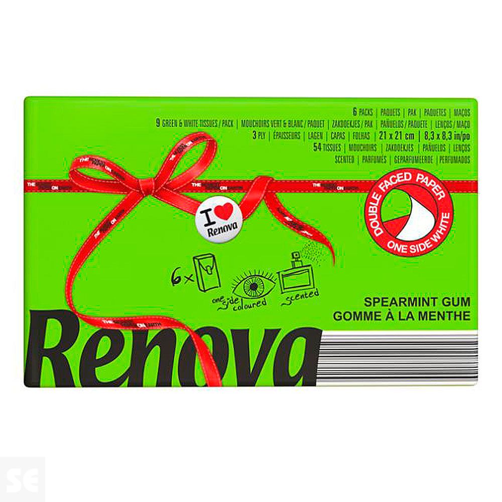 Pañuelos Renova Red Label S.Mint Verde