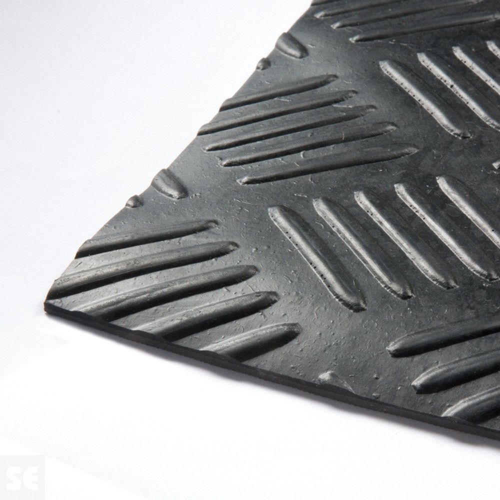 Pavimento de goma damero colores 3mm. (a metros)