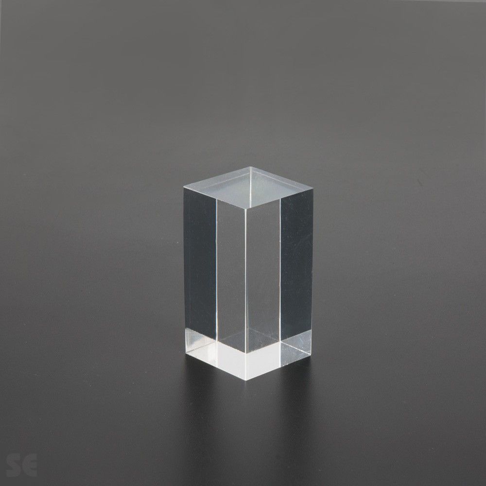 Peana maciza de Metacrilato transparente