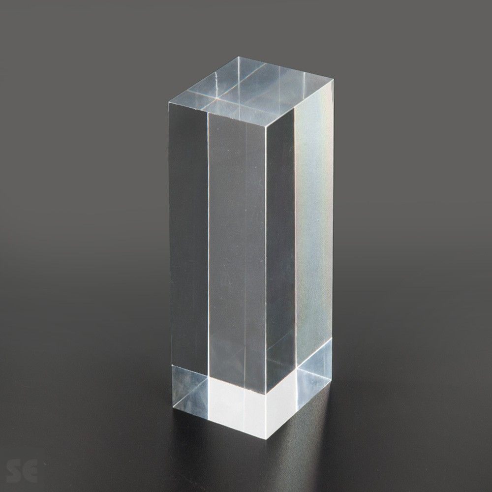 Peana maciza de Metacrilato transparente