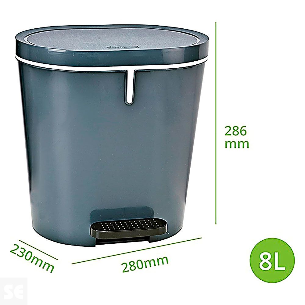 Pedalbin Oval 8 l