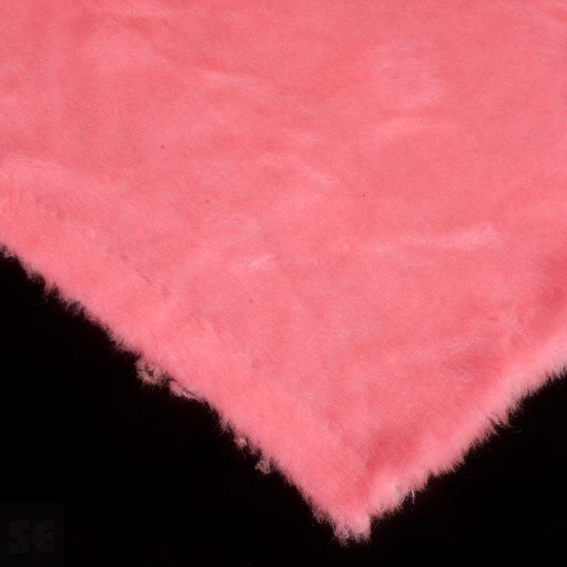 Tela de Peluche pelo corto color rosa | Servei Estació