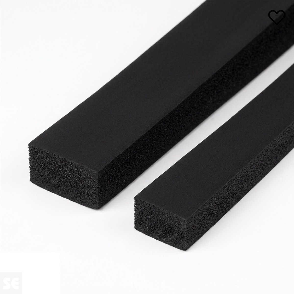 Perfil Esponjoso Rectangular de Caucho EPDM