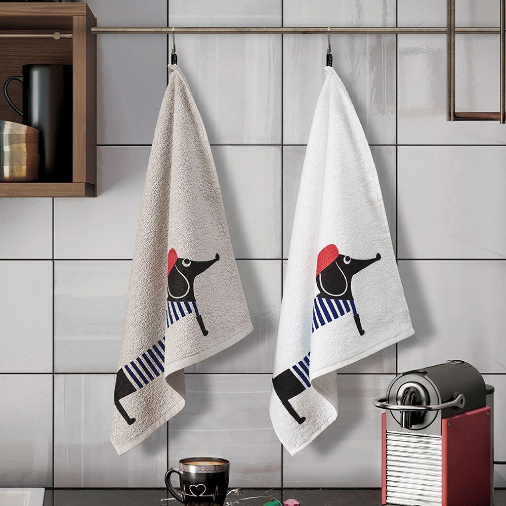 Paño Cocina Perros y Gatos 50x50 cm