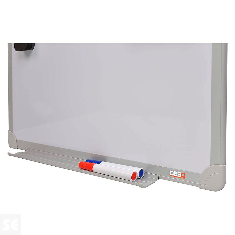 Pizarra Magnética Blanca 60x40 con Accesorios