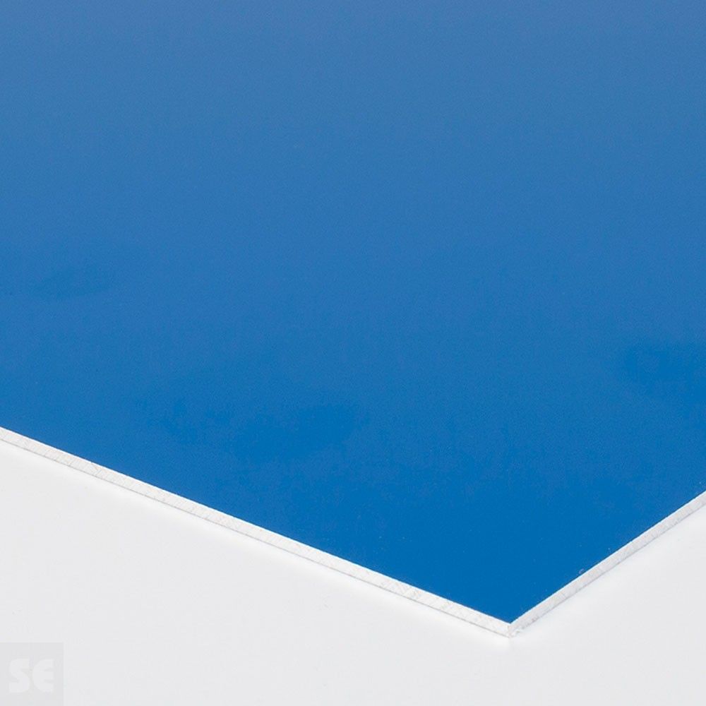Plancha de Aluminio anodizado color azul | Servei Estació