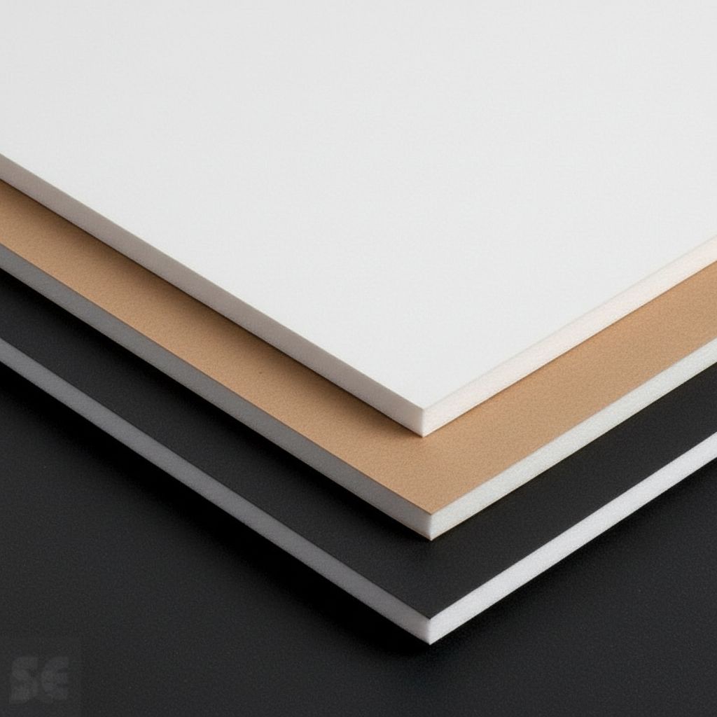 Plancha de Cartón pluma de colores