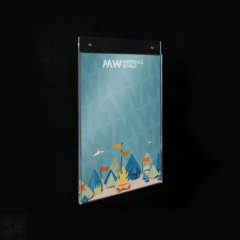 Portafolios de Metacrilato transparente vertical | Servei Estació