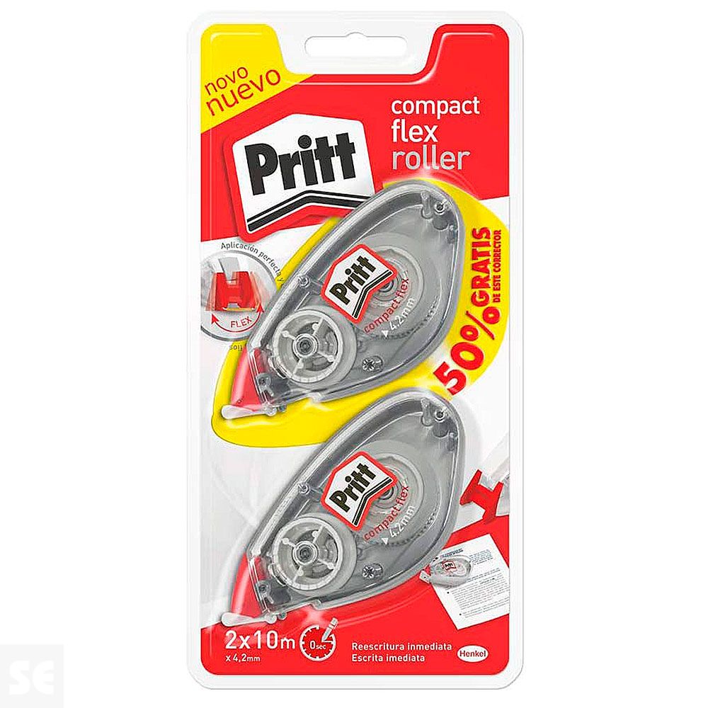 Pritt Roller Compact Flex Corrector Blanco 4,2 mm x 10 m
