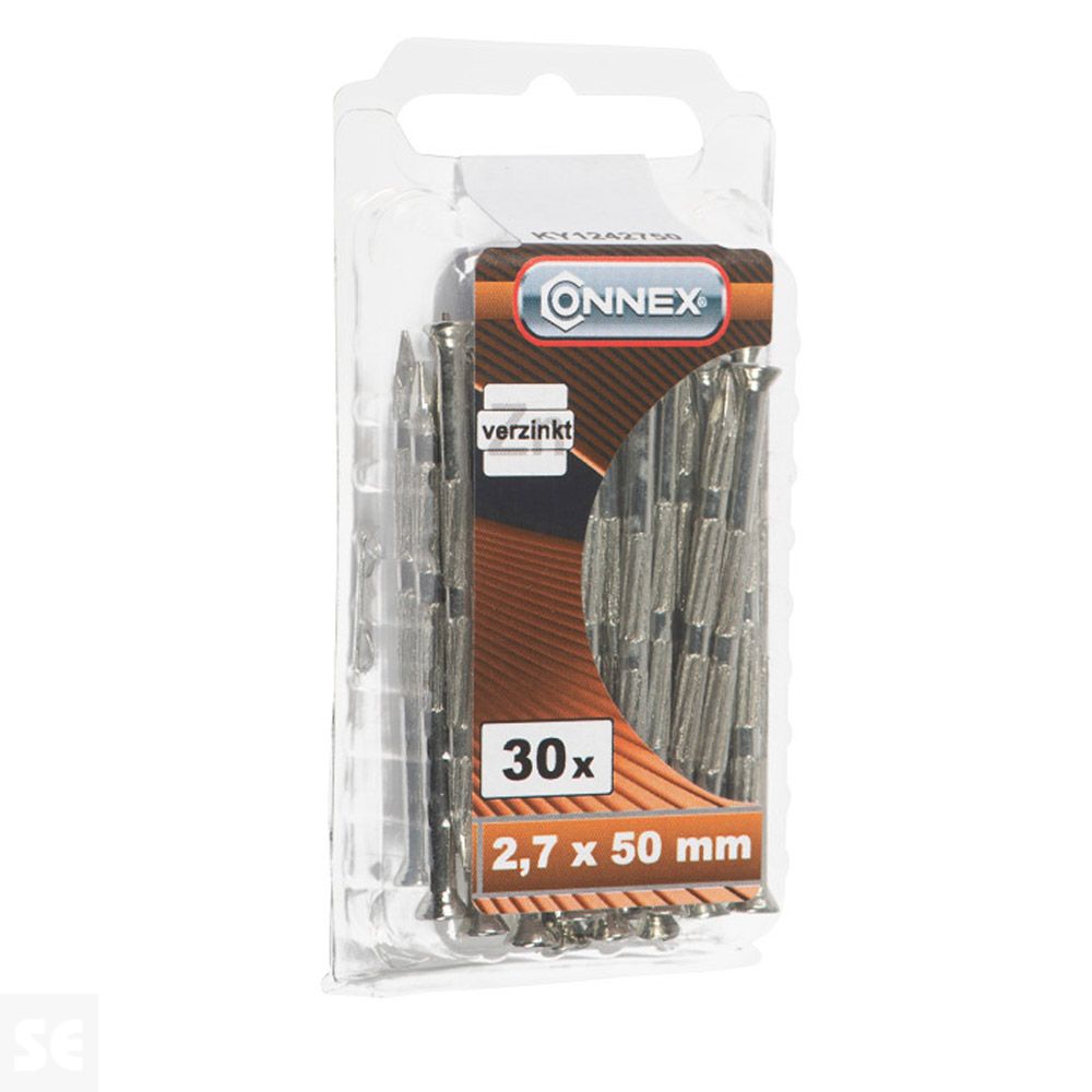 Puntas de Acero Rascada 2,7x50mm. (30u.)