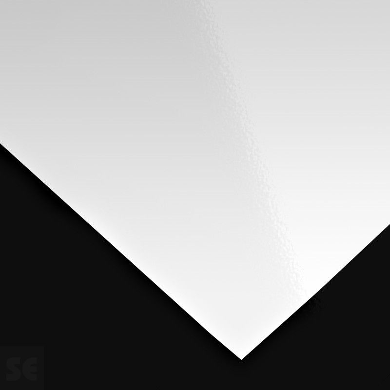 Tela plástica de PVC charol de color blanco | Servei Estació
