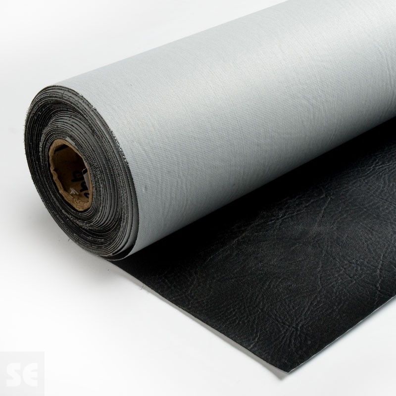 Tapicería de PVC Neptuno de color negro | Servei Estació