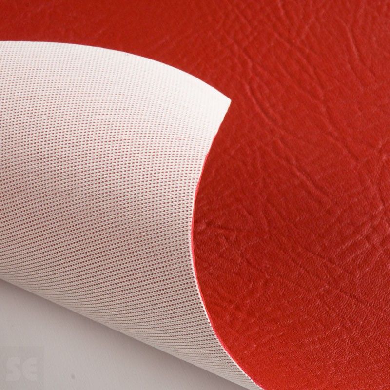 Tapicería de PVC Neptuno de color rojo| Servei Estació