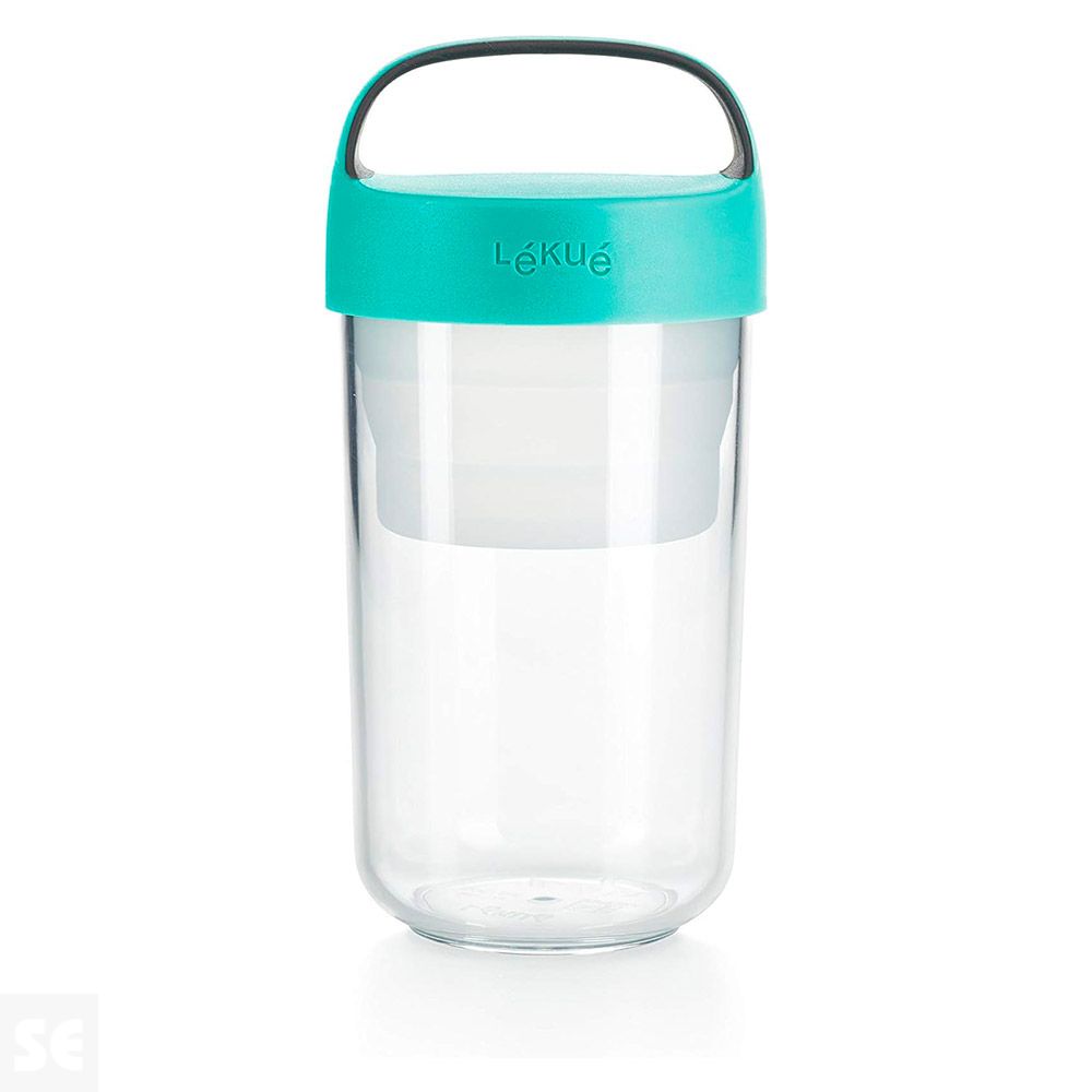 Recipiente para Snacks Jar To Go Verde 600ml