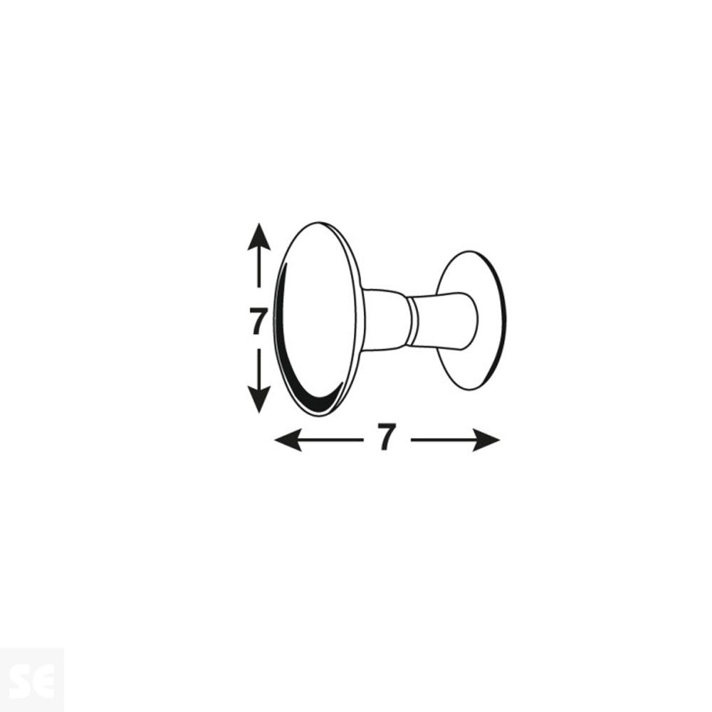 Remaches Hueco Niquelado 7/7 Stahl Vni (30 uds.)