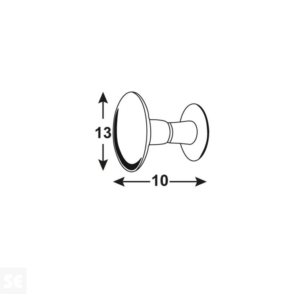 Remaches Hueco Niquelado 13/10 Stahl Vni (10 uds.)
