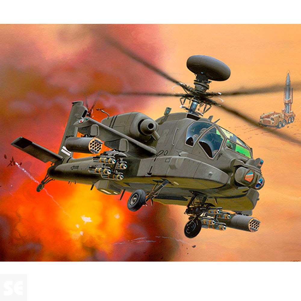 Revell Maqueta Helicóptero Ah-64d Longbow Apache 1:144