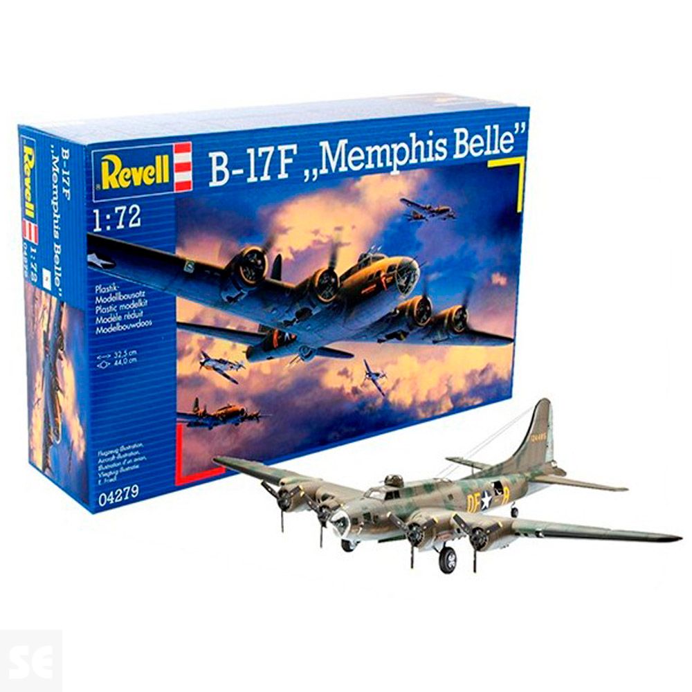 Revell Maqueta Avión B- 17f Memphis Belle 1:72