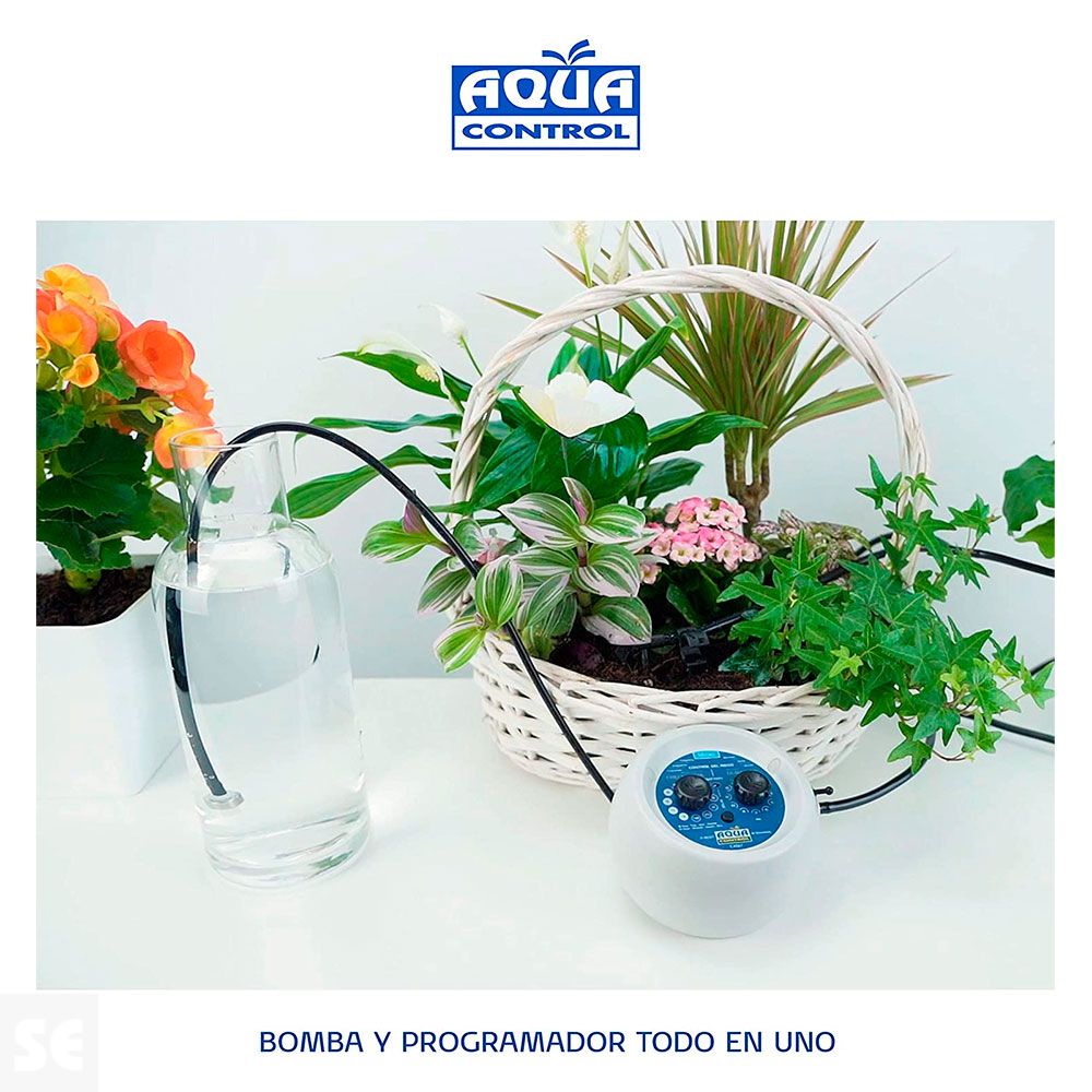 Kit Vacacional 10 Macetas Bomba Programable