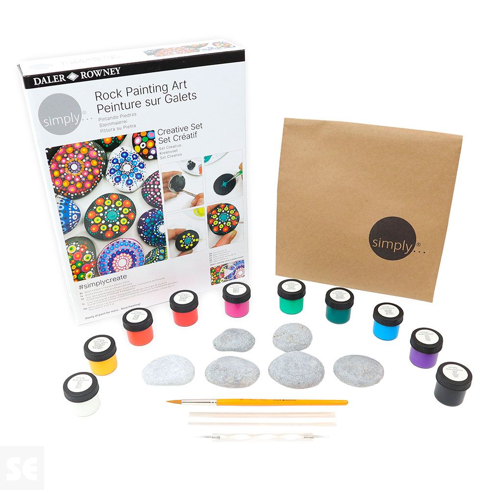 Daler Rowney Simply Set Creativo Rock Painting