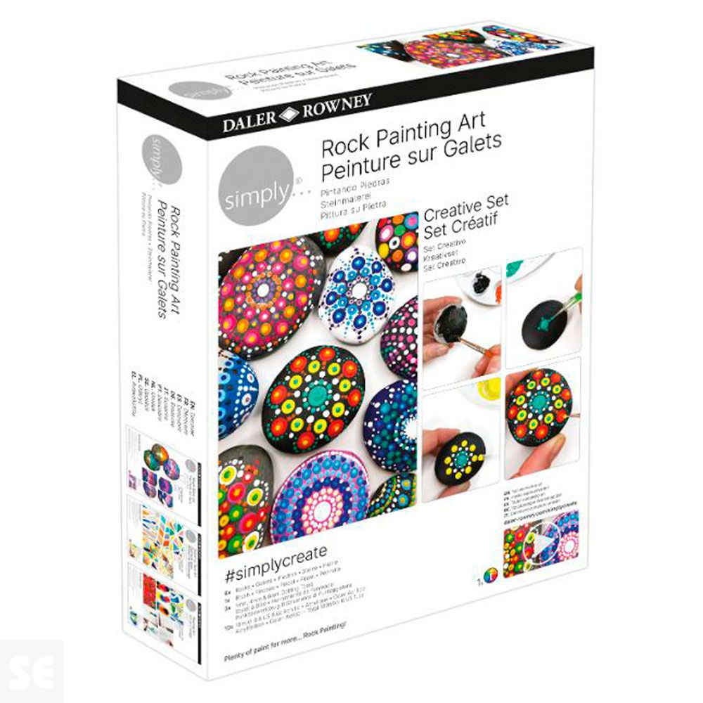 Daler Rowney Simply Set Creativo Rock Painting