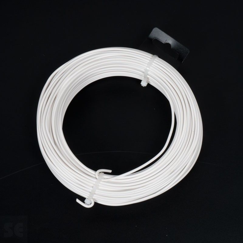 Rollo de alambre plastificado