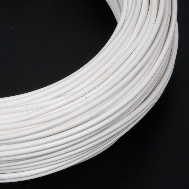 Rollo de alambre plastificado