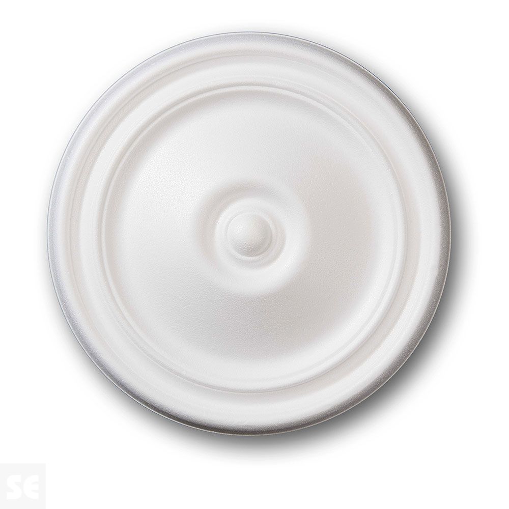 Rosetón decorativo techo / pared Blanco 300 mm
