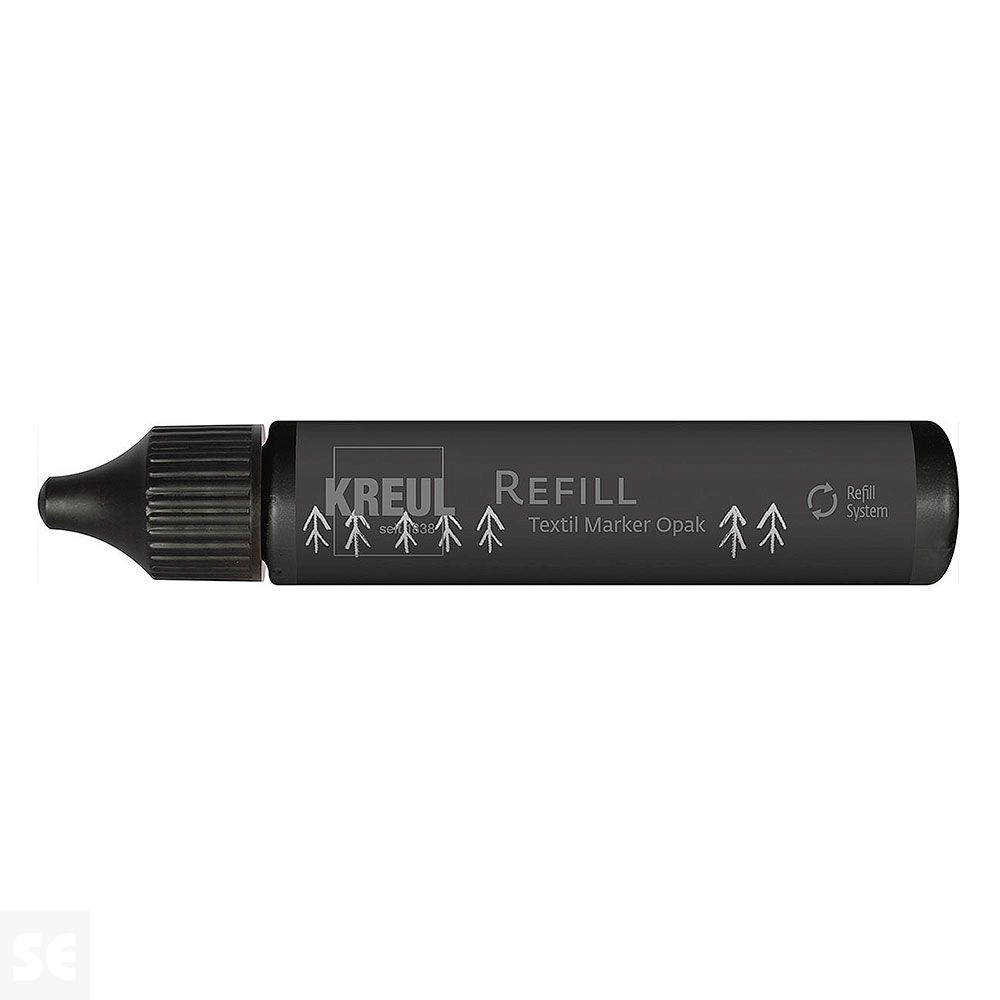 Rotulador Textile Marker Opak Black 25 Ml