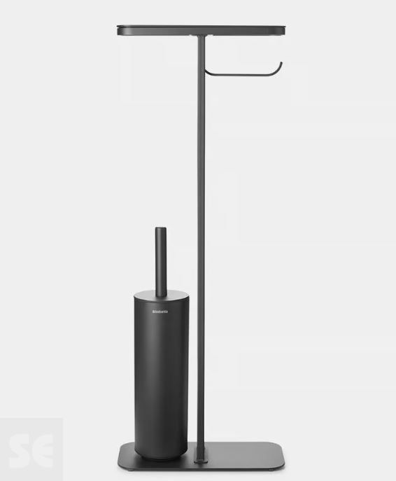 Portarrollo Estante Escobillero Mineral Gris Infinito