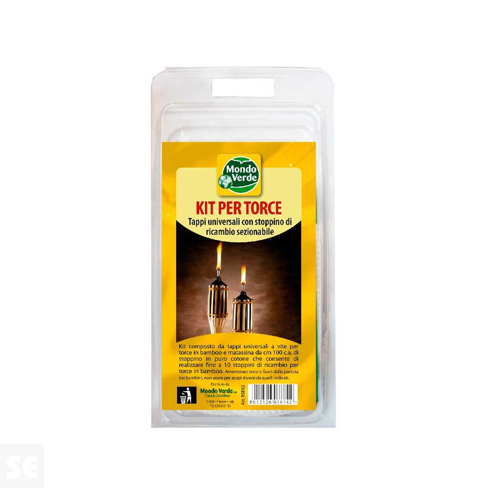 Tapones y Mechas Antorchas Blister 2 uds.