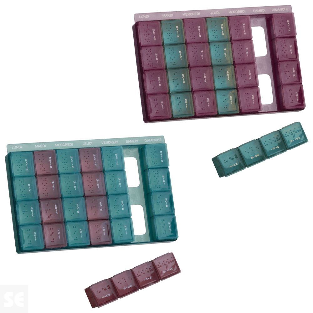 Pastillero Semanal Desmontable