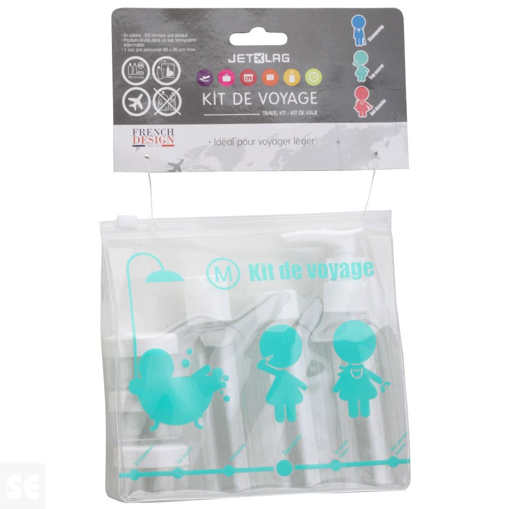 Kit Viaje Neceser 6 uds.