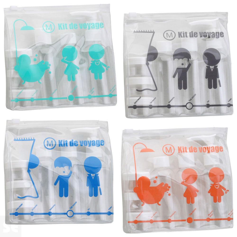 Kit Viaje Neceser 6 uds.