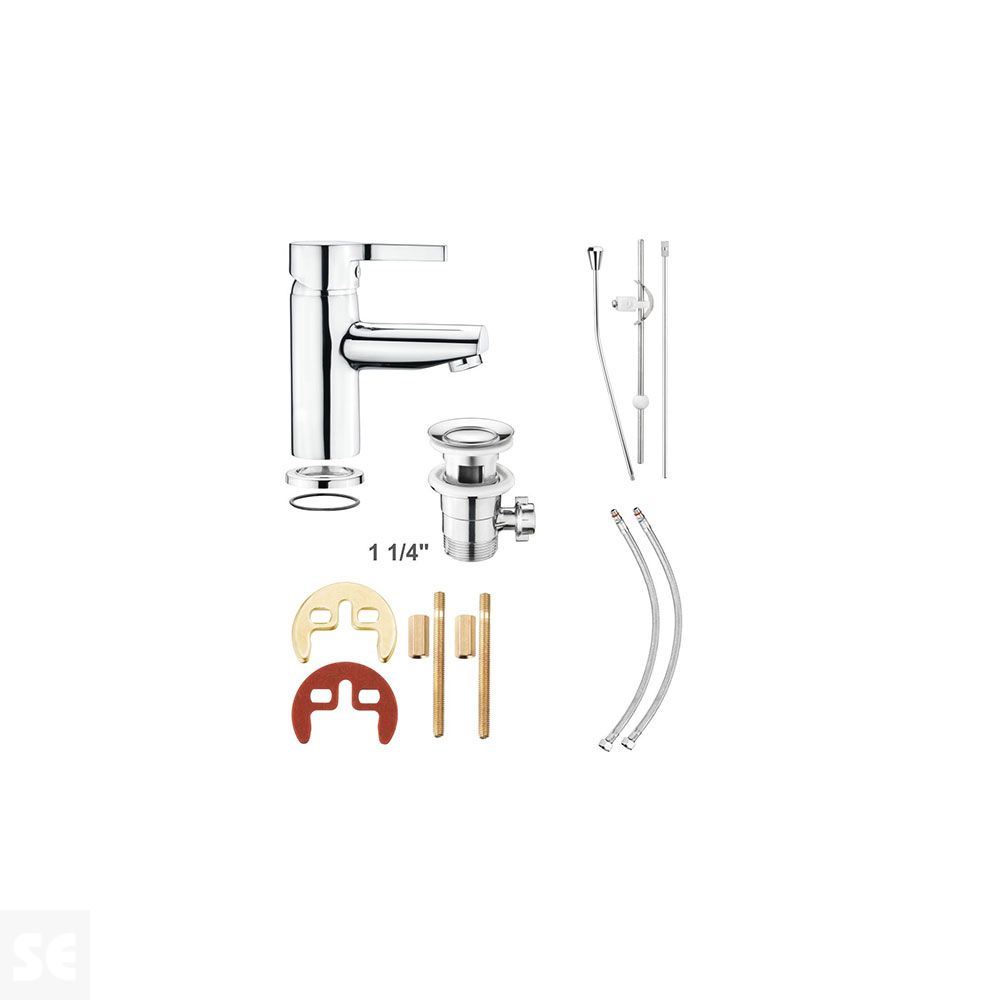 Monomando grifo lavabo Skagen Cromado