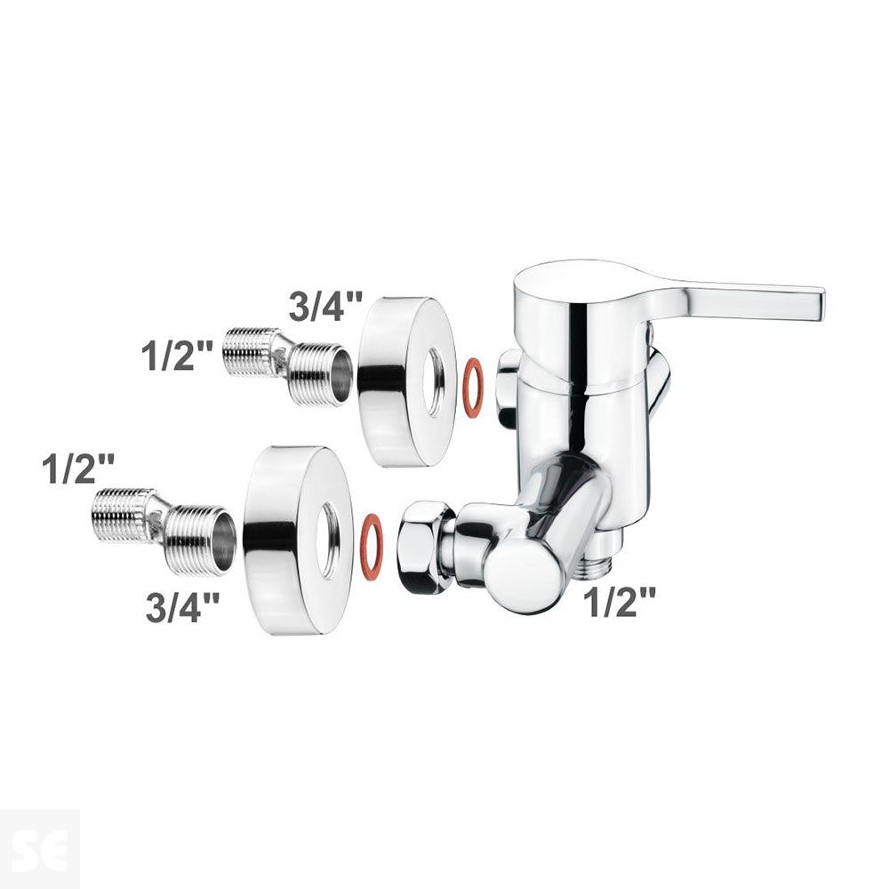 Monomando grifo ducha Skagen Cromado