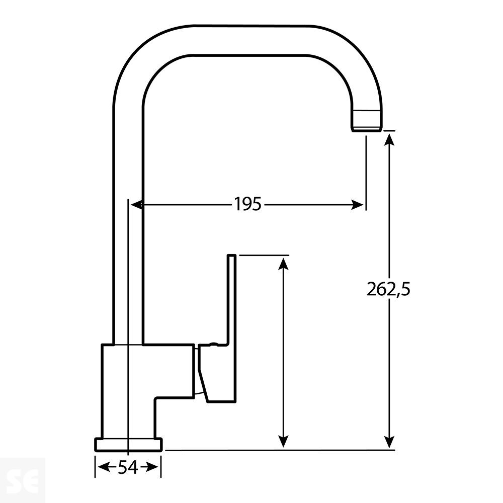 Monomando Grifo Fregadero Splendid