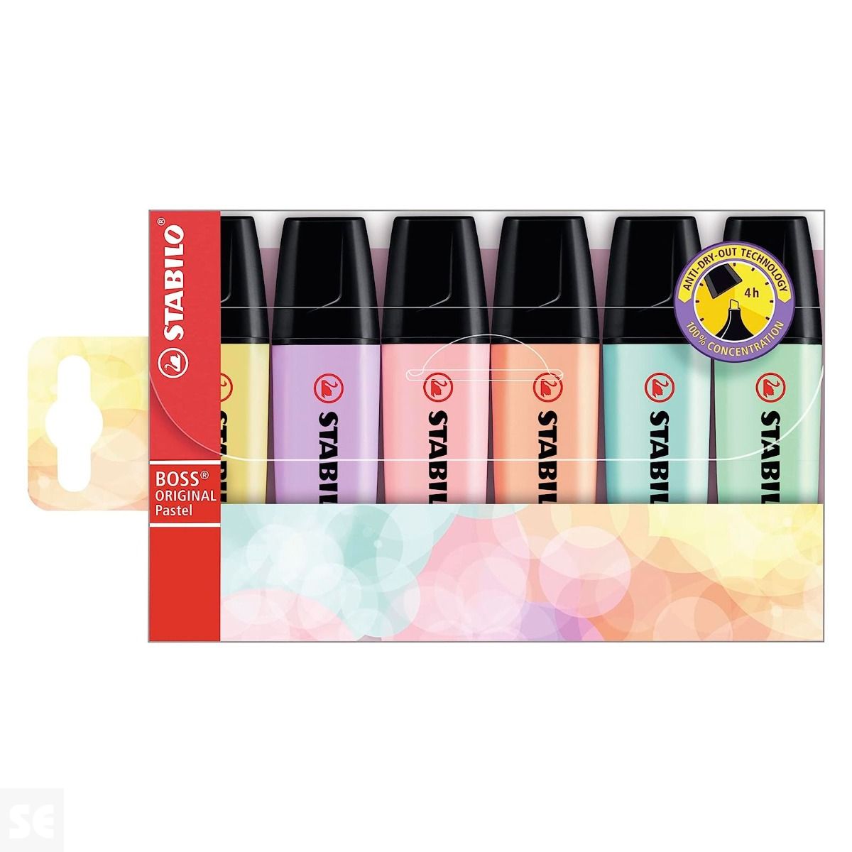 Marcador Stabilo Boss Original Pastel 6 uds.