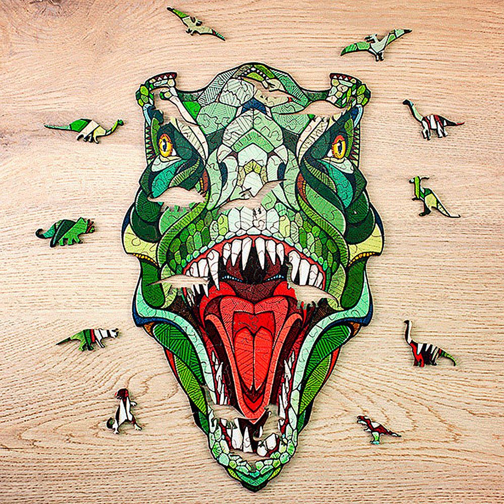 Ewa Puzzle T-Rex (L) 570 Piezas Caja de Madera