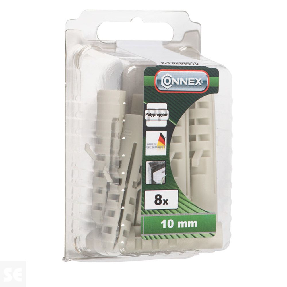 Tacos PVC 10 mm. (8u.)