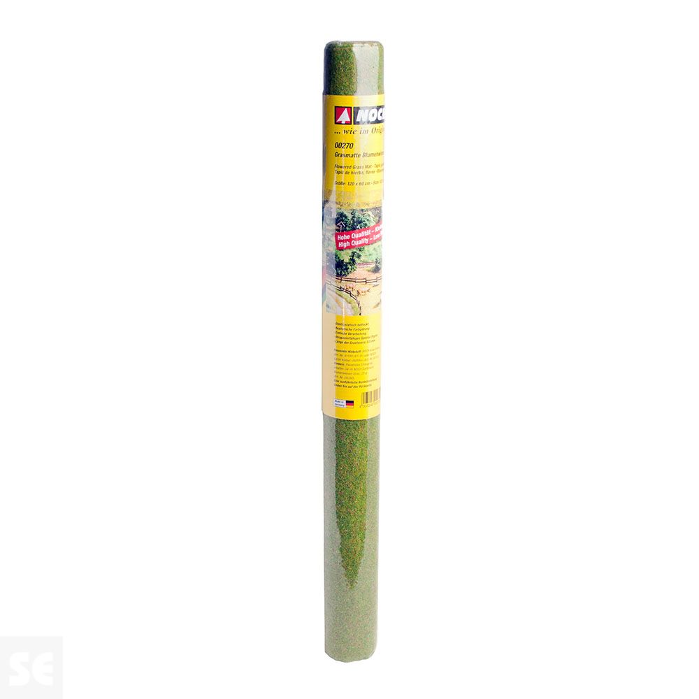 Tapiz de Hierba y Flores 120x60 cm