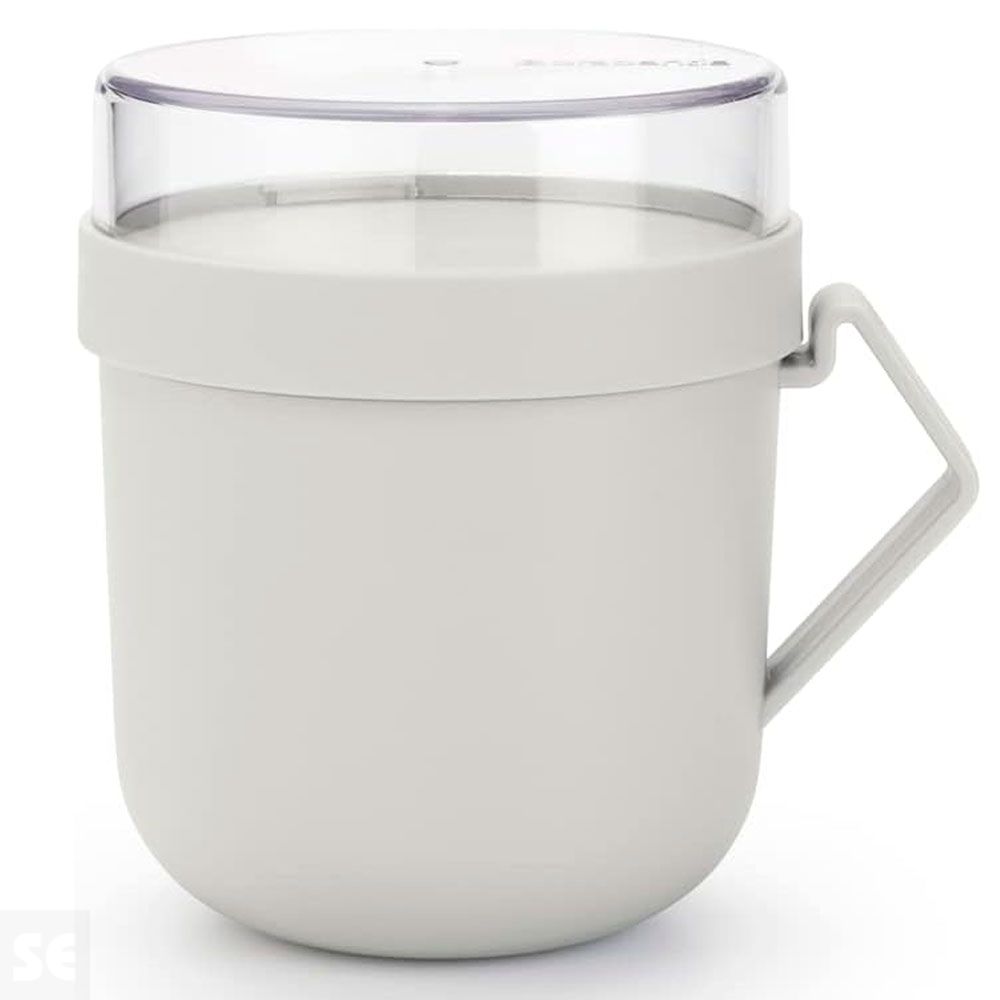 Taza Hermética Light Grey Plástico 0,6 l