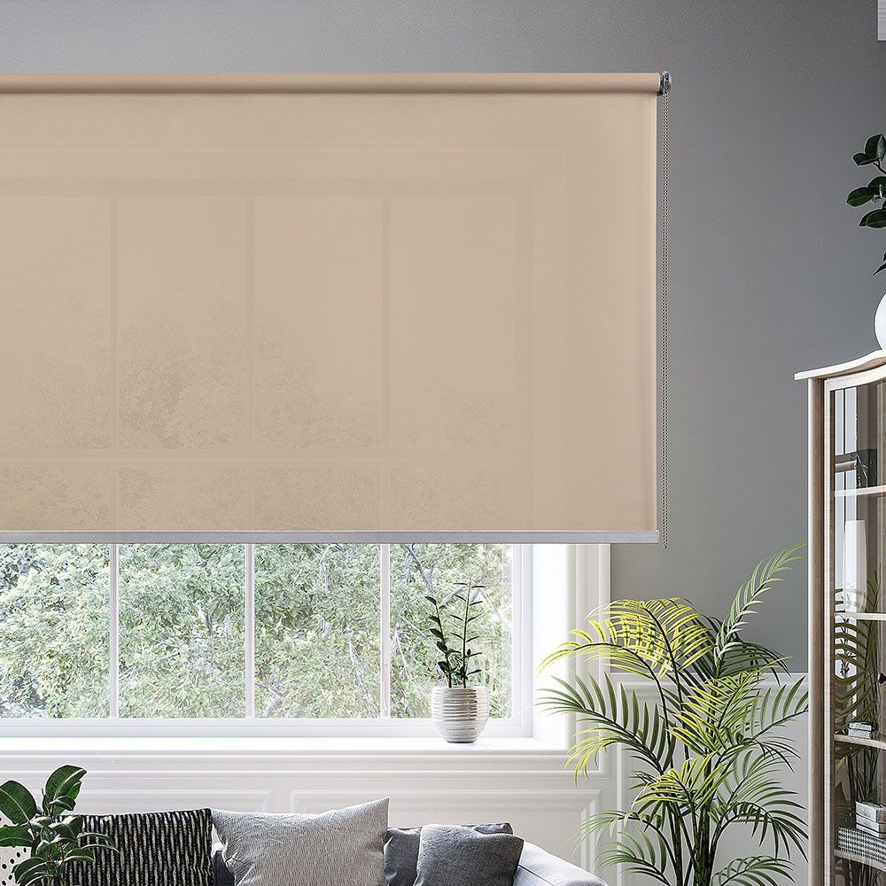 Estor Enrollable Calm Traslúcido Camel 140x250cm