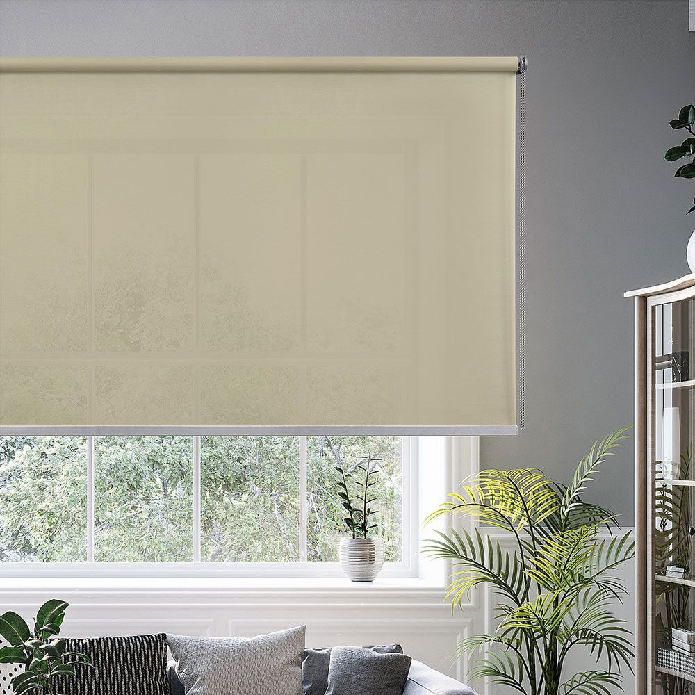 Estor Enrollable Calm Traslúcido Piedra 120x250cm