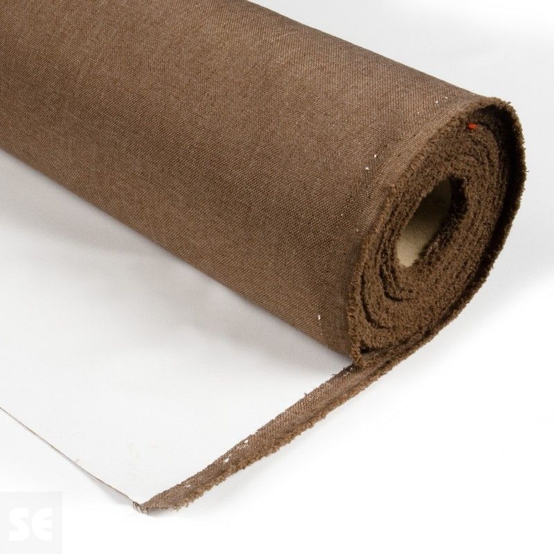 Tela Foscurit Poliéster 145 cm (99% opaco) color marrón | Servei Estació