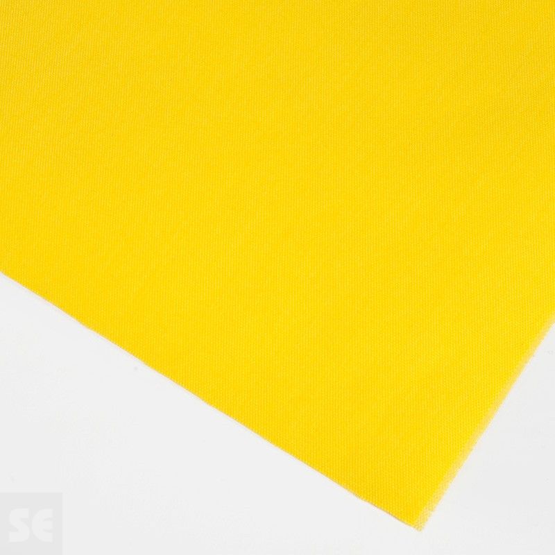 Tejido de poliéster termoadhesivo color amarillo | Servei Estació