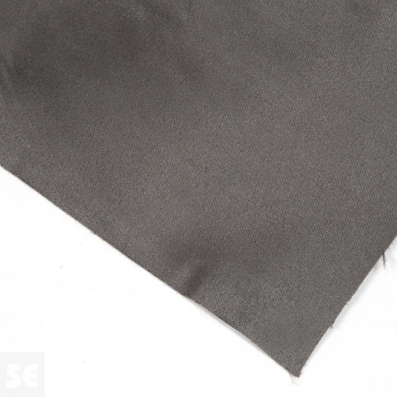 Tejido de terciopelo termoadhesivo color fume | Servei Estació